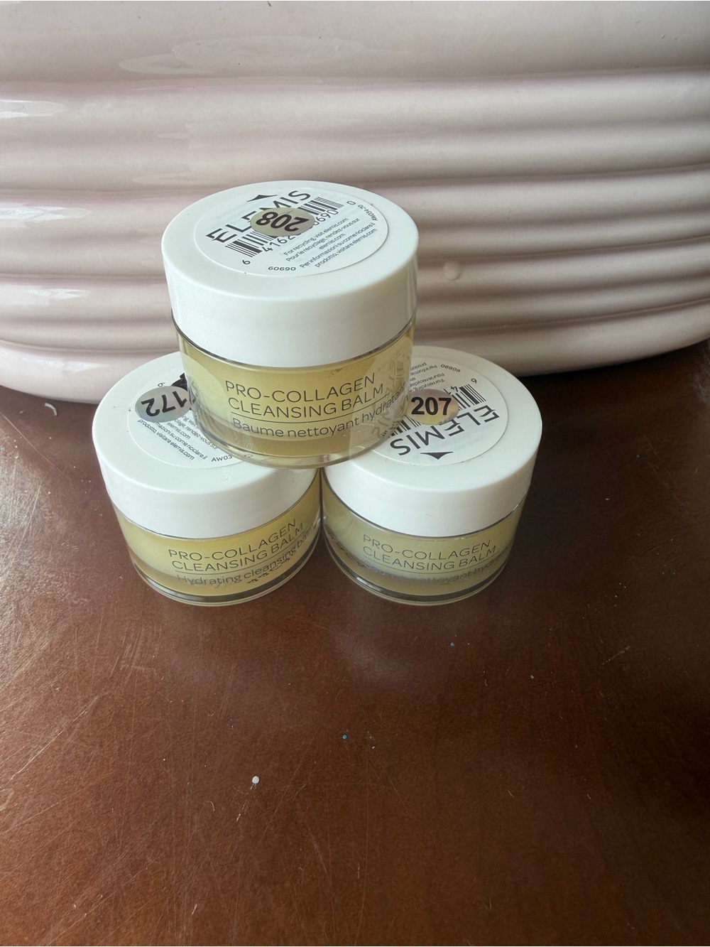ELEMIS Pro-Collagen Cleansing Balm - White & Pale Yellow Jars